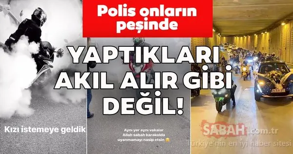 Son Dakika! İstanbul’da patinajlı ve makaslı düğün konvoyu terörü kamerada