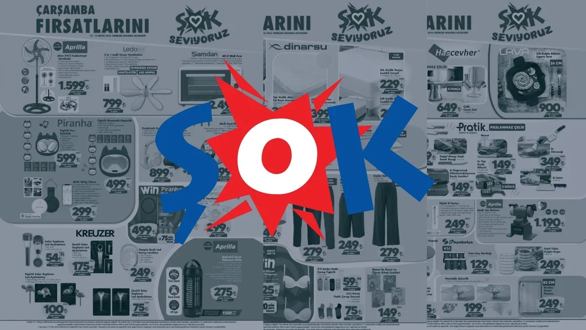 Şok aktüel 13-19 Mayıs kataloğu: Bu hafta Şok indirimlerinde neler var?