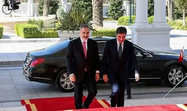 Dışişleri Bakanı Fidan, IKBY Başkanı Barzani ile Erbil’de bir araya geldi