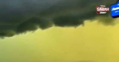 ABD’de gökyüzü yeşile döndü | Video