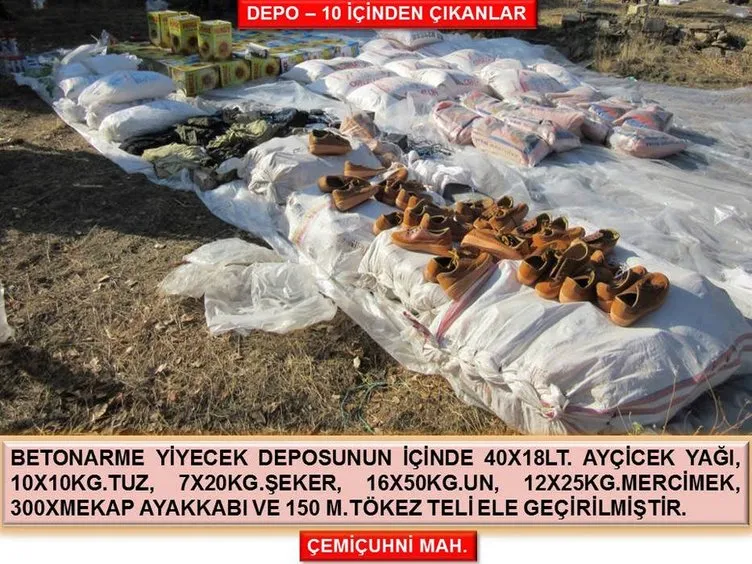 Şırnak’ta PKK’nın mühimmatı ele geçirildi
