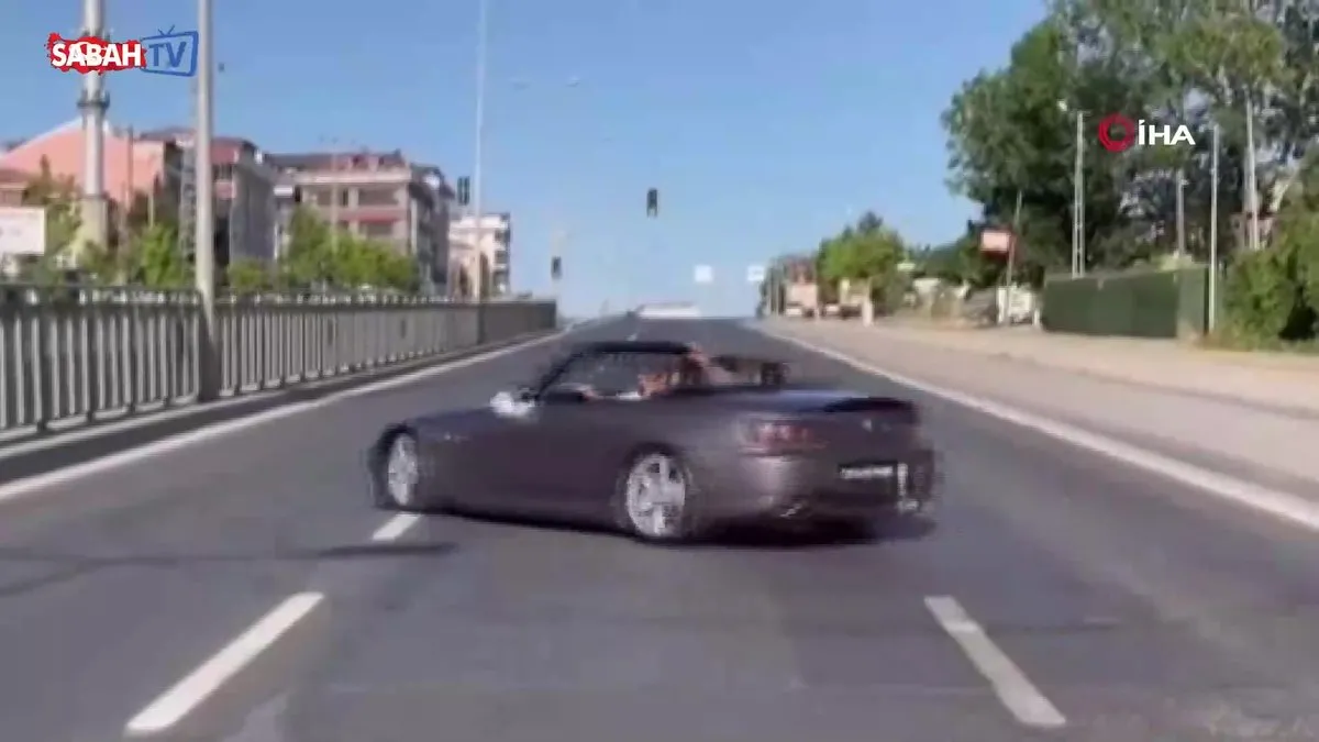 Düğün konvoyunda böyle drift attılar | Video