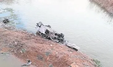 Otomobil nehre uçtu: 2 kişi öldü