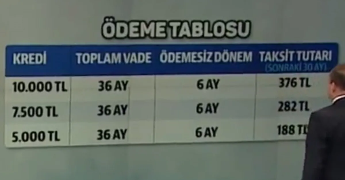 10 Bin Tl 6 Ay Geri Odemesiz Krediye Nasil Basvurulur 10 Bin Tl Kredi Basvurulari Basladi Video Videosunu Izle Son Dakika Haberleri