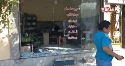 İran’da düşen İHA, 2 kişiyi yaraladı | Video
