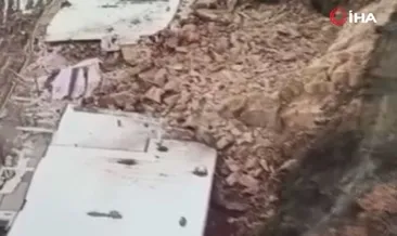 İtalya’da heyelan nedeniyle bir otel yıkıldı