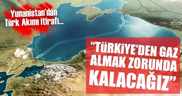 Yunanistan’dan Türk Akım itirafı!