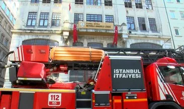 Taksim’deki tarihi okulda duman paniği