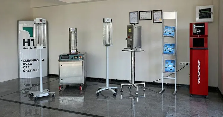 Virüsü 4 dakikada yok eden yerli cihaz