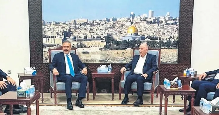 Fidan ve Kalın Hamas’la görüştü