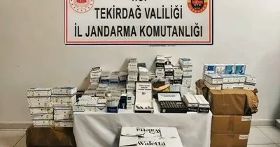 39 bin tütün ve makaron yakalandı