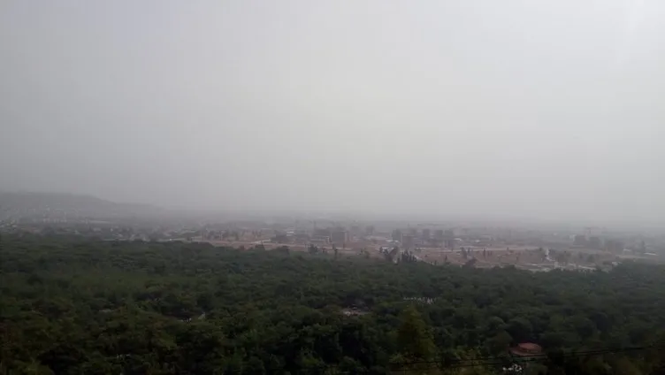 Suriye üzerinden gelen toz bulutu Antalya’ya giriş yaptı