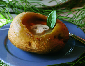 Patates Çanağında Sebze Çorbası Tarifi