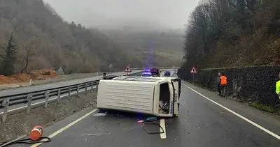 Karadeniz Ereğli yolunda kaza: 1 yaralı #zonguldak