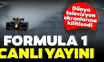 SON DAKİKA: Formula 1 CANLI YAYINI başladı! Yağmurlu bir pazar gününde İstanbul Park’ta Formula 1 yarış heyecanı!
