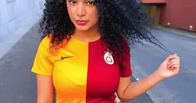 Güzelliği ve futbol yeteneğiyle Instagram’ı sallıyor! Galatasaray forması da giydi...