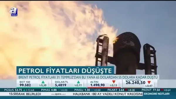 Petrol fiyatları düşüşte