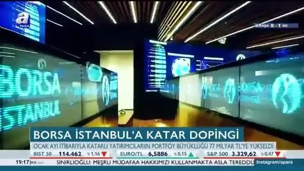 Borsa İstanbul'a Katar dopingi