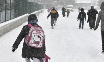Eğitime kar engeli! Gümüşhane’de okullar tatil edildi