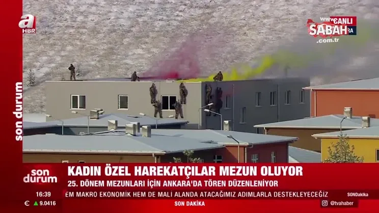 Kadın polis özel harekattan nefes kesen tatbikat | Video