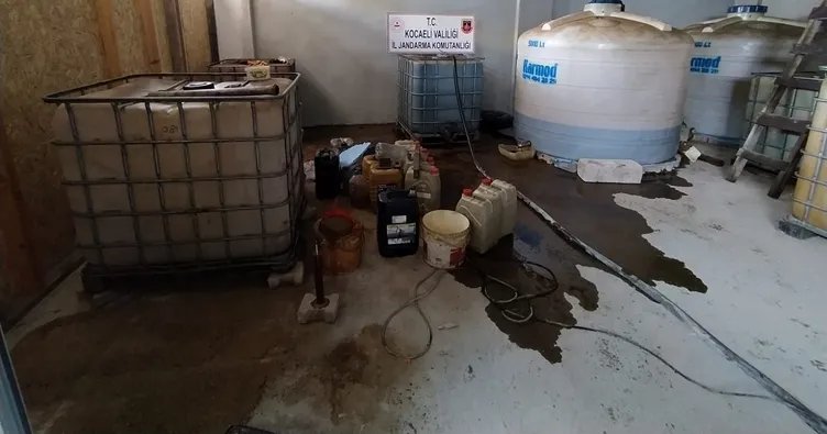 Akaryakıt kaçakçılarına suçüstü