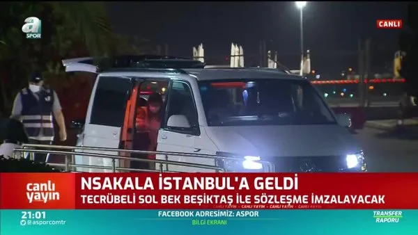 Beşiktaş'ın yeni yıldızı N'Sakala İstanbul'a geldi