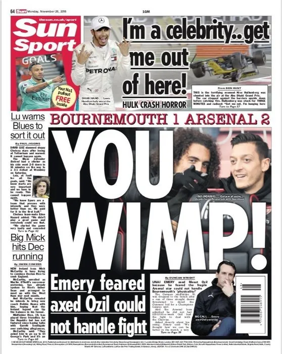 İngiliz medyasından Mesut Özil’e çirkin saldırı!