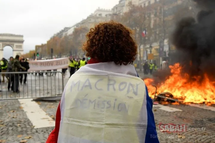 Fransa’da Sarı Yelekliler’den büyük protesto