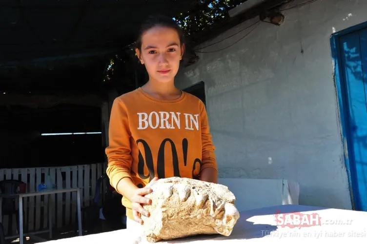 10 yaşındaki Elçin buldu! Milyon yıllık olabilir! İnceleme başlatıldı