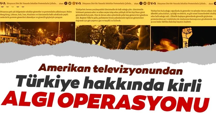 Amerikan VOA televizyonundan Türkiye için kirli algı operasyonu