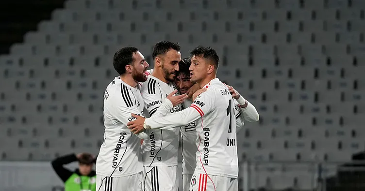 Beşiktaş, Fatih Karagümrük’ü 2 golle geçti!