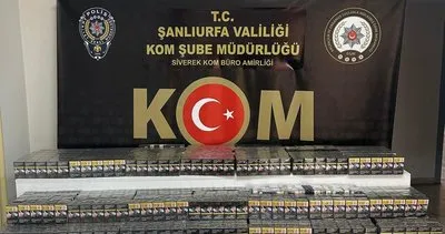 Siverek'te gümrük kaçağı sigara ele geçirildi #sanliurfa
