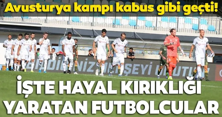 İşte Beşiktaş’ın kamp raporu