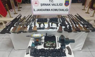 Şırnak’ta silah kaçakçılarına operasyon
