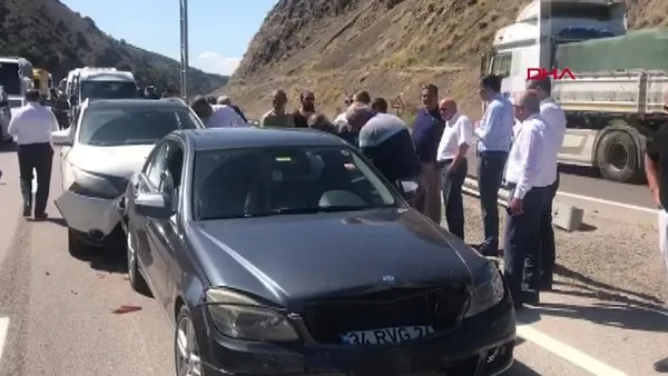 SON DAKİKA: Kılıçdaroğlu'nun konvoyunda kaza! 4 kişi yaralandı | Video
