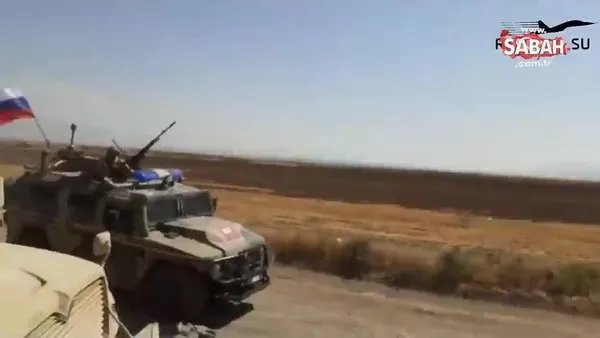 Suriye'de tehlikeli gerginlik: Rus askeri aracı ABD askeri aracına çarptı | Video