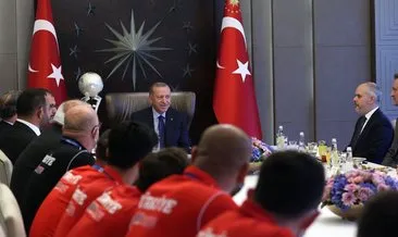 Başkan Erdoğan, Ampute Milli Takımı’nı kabul etti