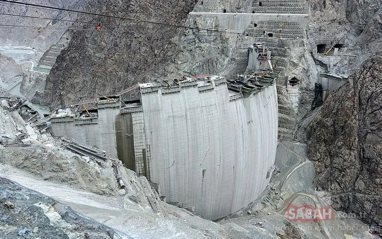 Yusufeli Barajı gövde inşaatının yüzde 96’sı tamamlandı