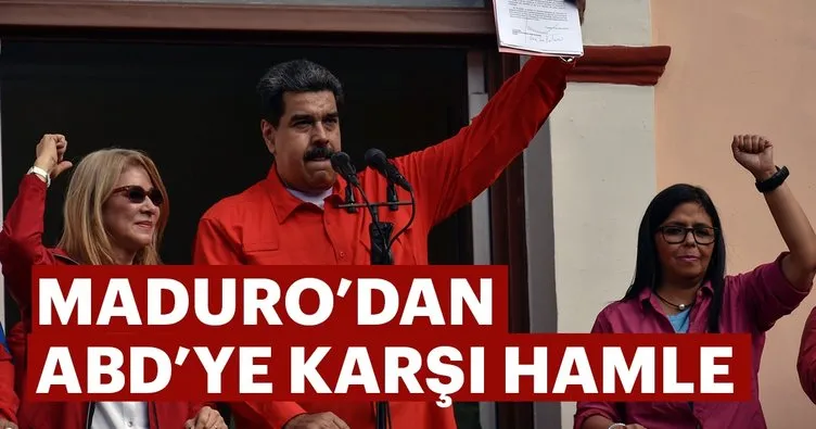 Maduro, ülkesinin ABD’deki bütün diplomatik personelini çekme kararı aldığını açıkladı.