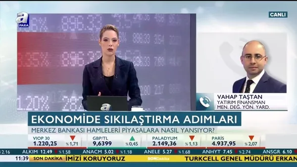 Taştan: Borsa İstanbul küresel piyasalara yakın seyredecek