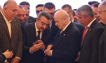 MHP lideri Bahçeli’ye ‘Kızıl Elma’ yüzüğü
