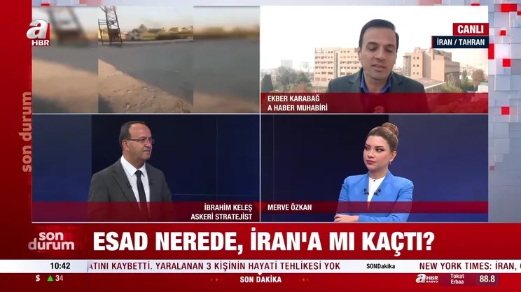 Esad nerede? Esad Tahran'a mı kaçtı? Tahran'dan canlı yayınla son dakika...