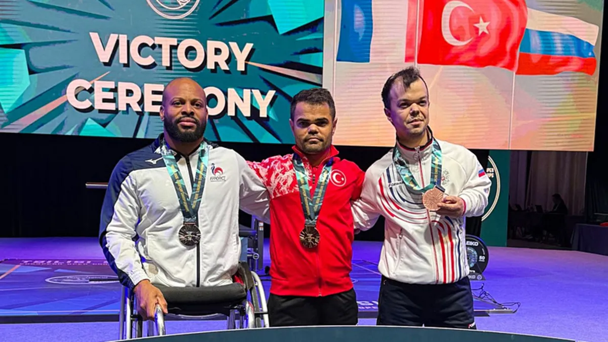 Milli para halterci Abdullah Kayapınar, Avrupa şampiyonu oldu Milli para halterci Abdullah Kayapınar, Avrupa şampiyonu oldu