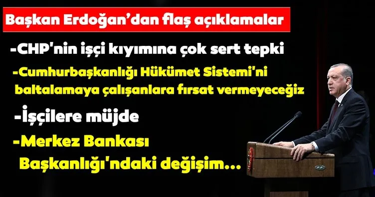 Başkan Erdoğan'dan önemli açıklamalar