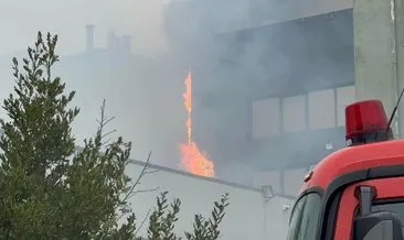 Ataşehir’deki iş yerinde yangın çıktı!