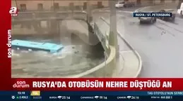 Rusya’da otobüs nehre düştü! Ölü ve yaralılar var