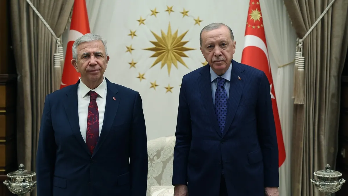 Başkan Erdoğan, Mansur Yavaş'ı kabul etti haber görseli