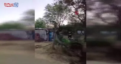 Bahçeli evde korkutan yangın