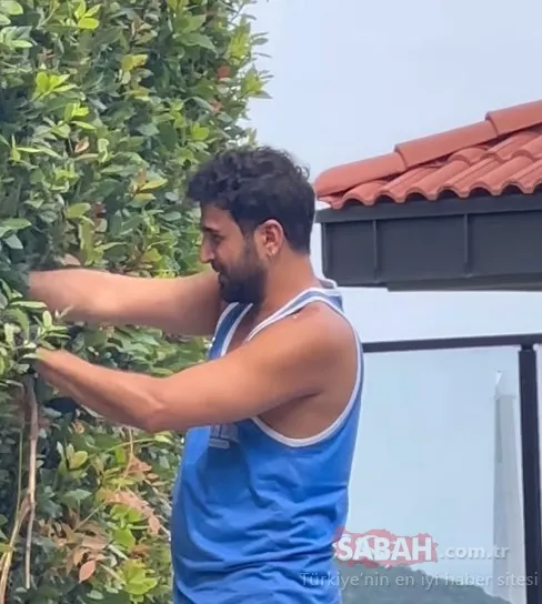 Seda Sayan eşi Çağlar Ökten’in bahçede çalıştığı anları paylaştı! İşte Seda Sayan’ın çağlar Ökten paylaşımı!
