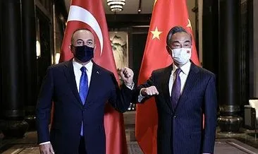 Bakan Çavuşoğlu, Çin Dışişleri Bakanı ile görüştü